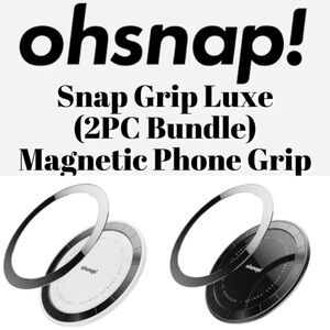 ✨OhSnap! - “Snap Grip Luxe” 2PC Bundle Magnetic Phone Grip - New/Sealed✨